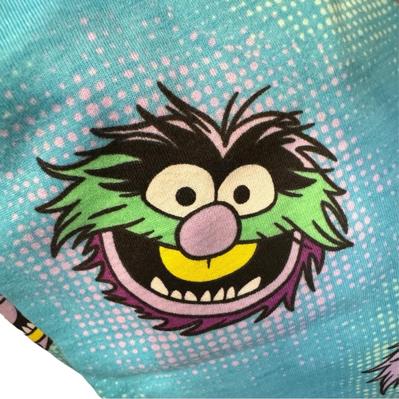 💗❤️💗 Disney Muppets ANIMAL Pajama Lounge Shorts NWT Size M UNISEX - Picture 4 of 4